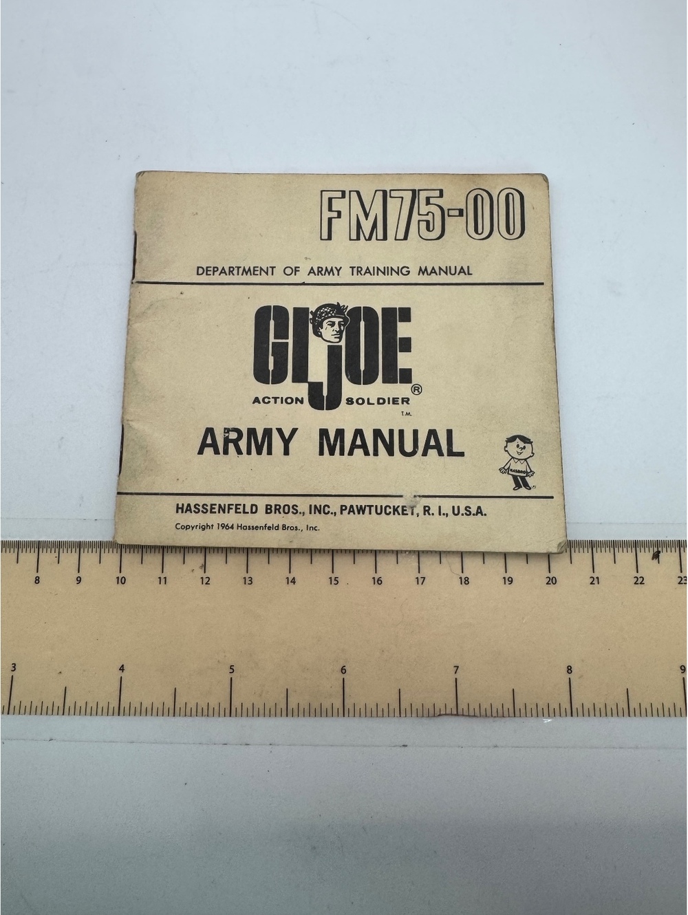 Vintage 1964 G.I. Joe FM75-00 Army Manual - Official Training Guide